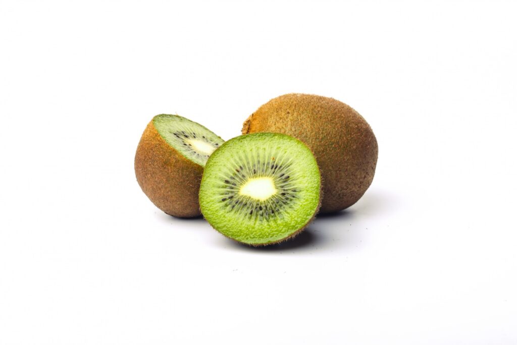 close up tasty kiwi white background 1112 453