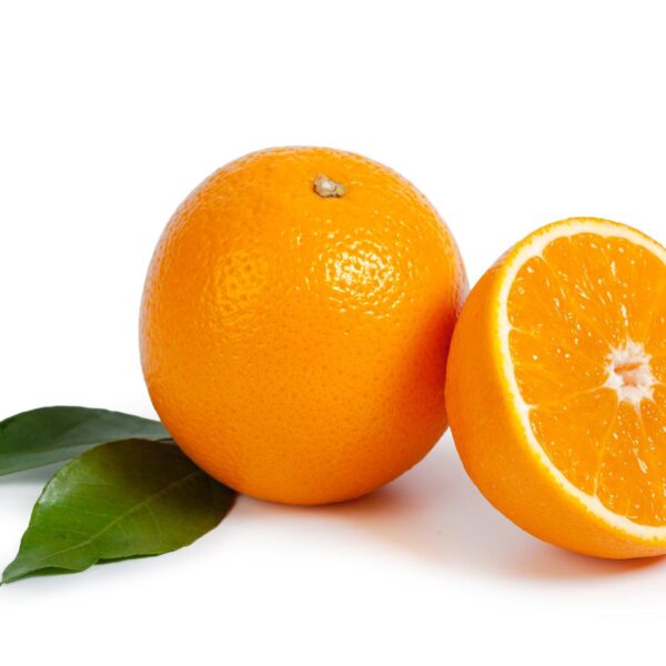fresh orange isolated white background 93675 131671