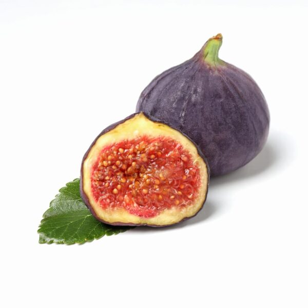 fresh ripe figs with leaves white background 185193 163612