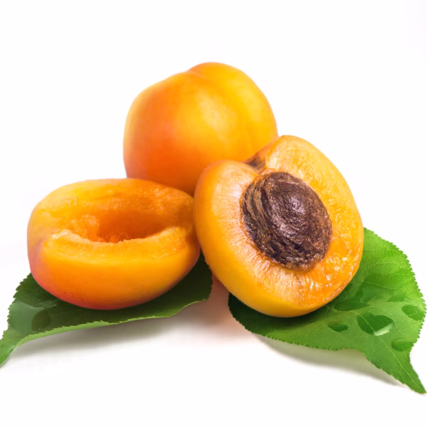 fresh yellow apricots with green leaf 250435 1110